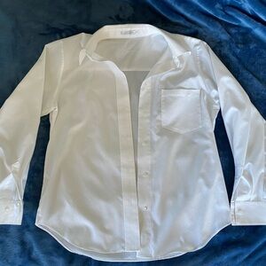 Foxcroft Crisp White Dress Shirt